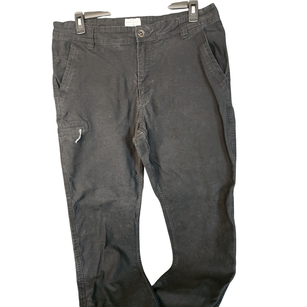 Weatherproof Vintage Mens Relaxed Fit Utility Pants Black 38x34 1521740